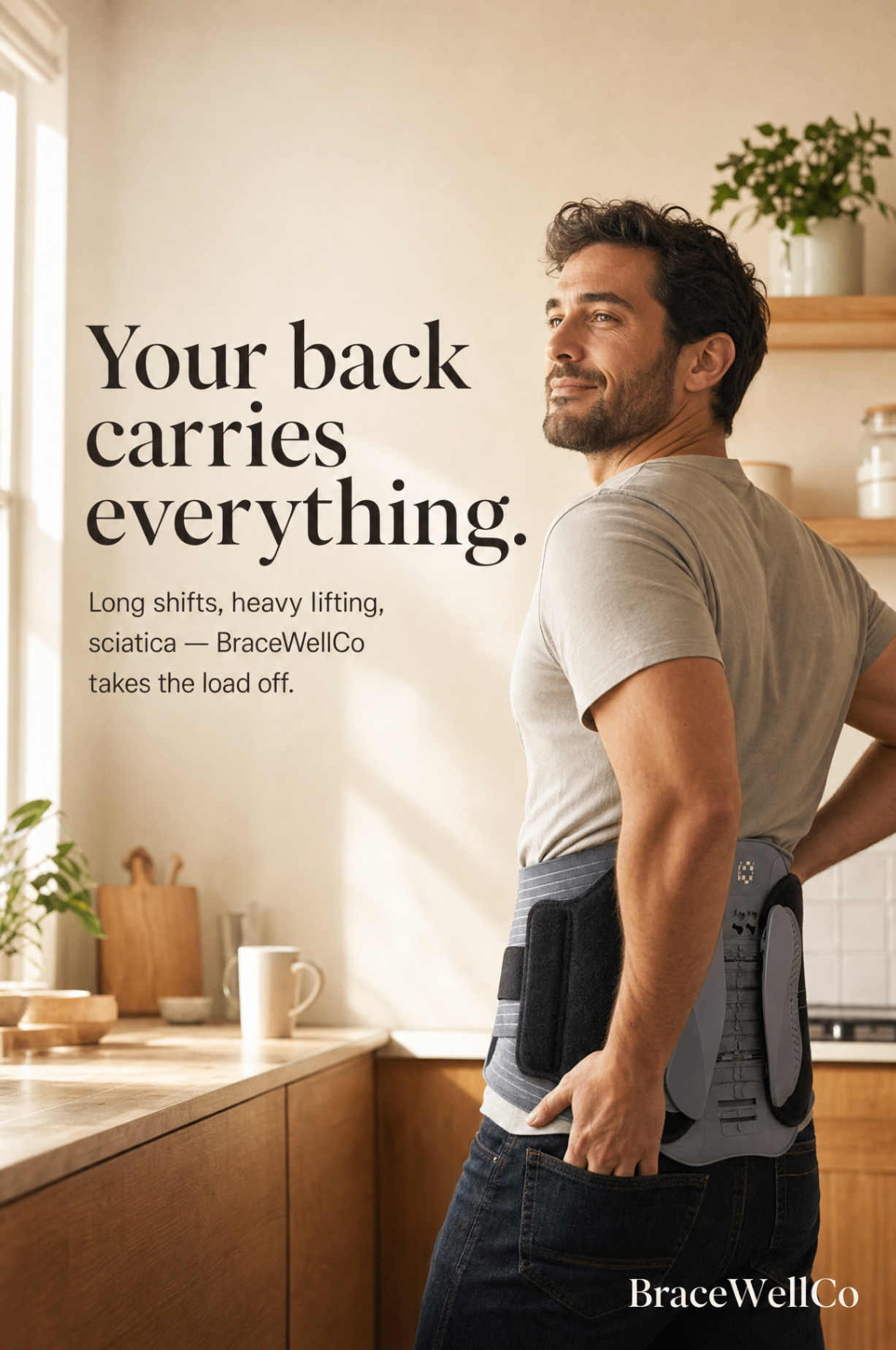 BraceWellCo Lumbar Support Belt